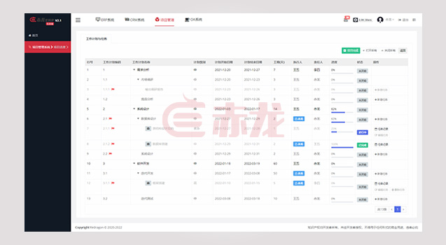 企业管理系统-项目管理软件